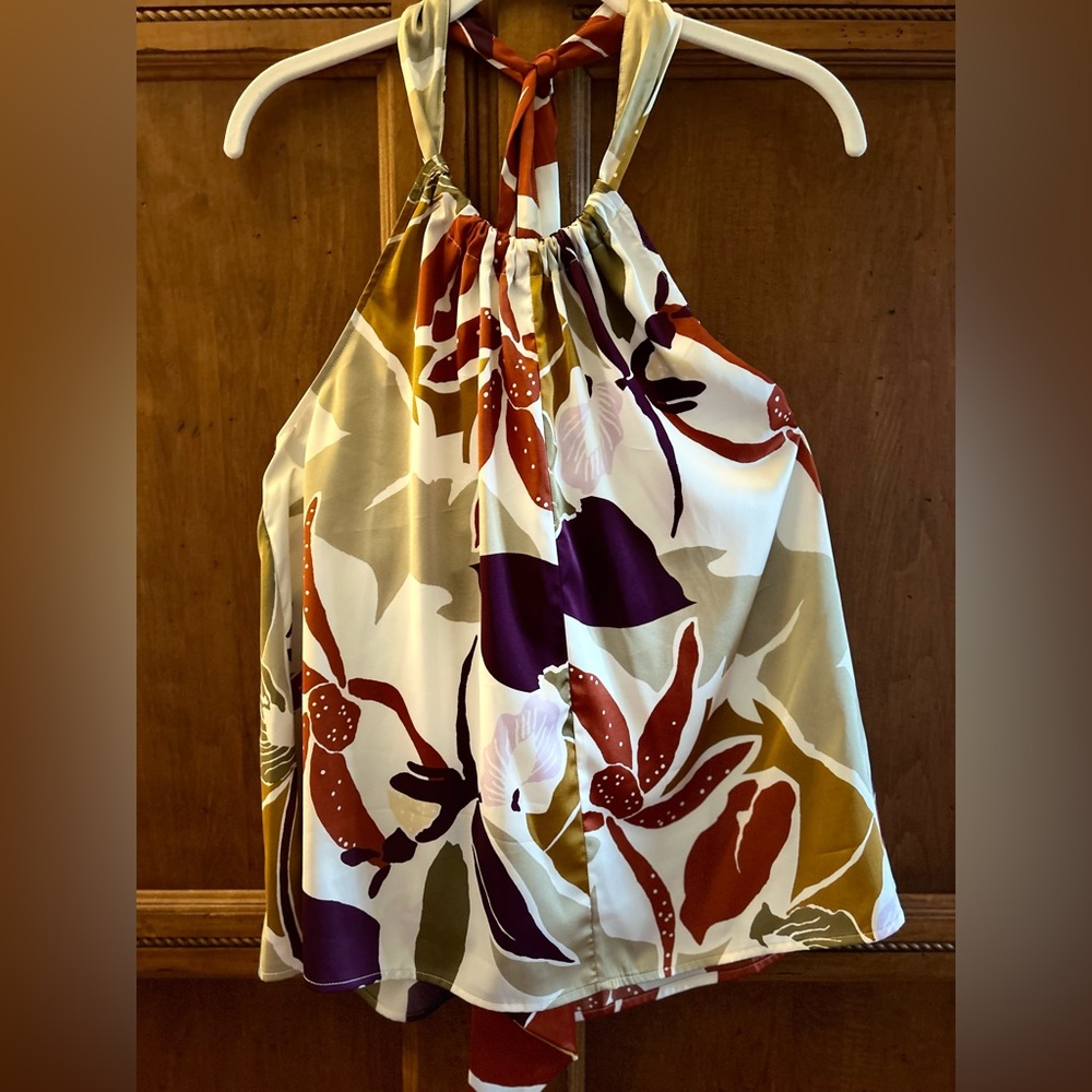 BR exotic print halter.